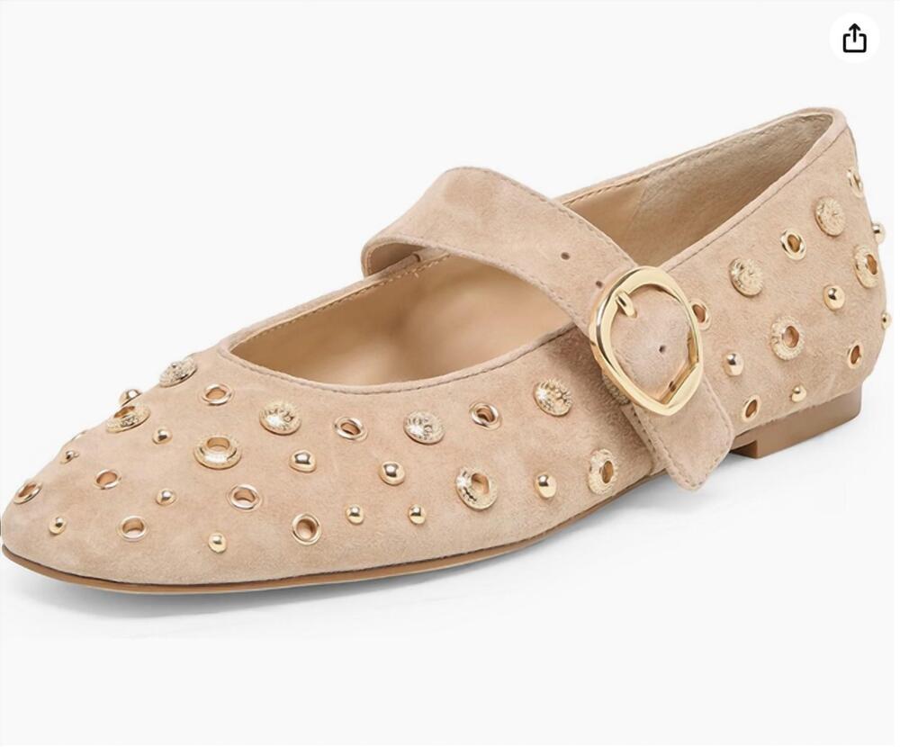 NEW DOLCE VITA women's mella stud shoes in camel